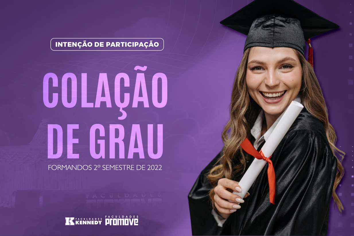 You are currently viewing Intenção Colação de Grau Presencial Formandos 2022/02