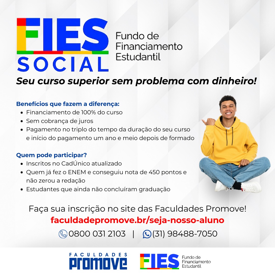 No momento, você está visualizando FIES Social – Seu curso superior sem problema com dinheiro!